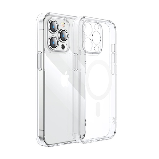 Magnetinis dėklas "iPhone 14 Plus", suderinamas su "MagSafe" skaidriu 14D