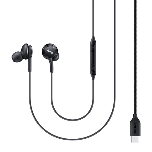 AKG vadu austiņas ausīs ar USB-C savienotāju melnas krāsas