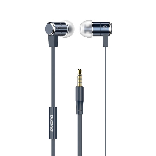 Ausu austiņas ar tālvadības pulti un mikrofonu 3,5 mm mini ligzda zilā krāsā
