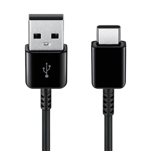 USB-A - USB-C 1,5 m kabelis melns