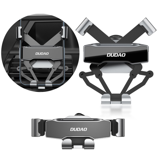 Car gravity mount for smartphone black