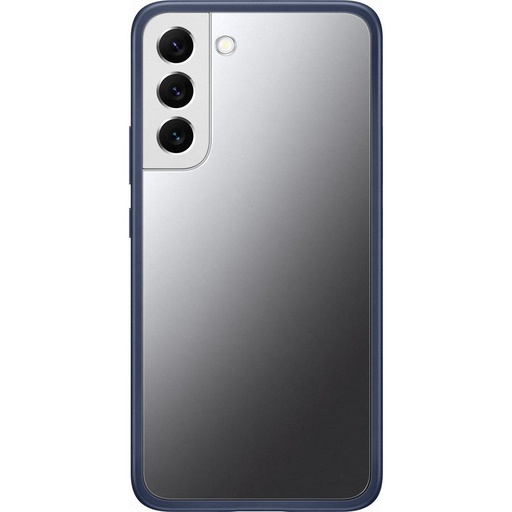 Veidrodinis Galaxy S22+ korpusas su rėmeliu tamsiai mėlynas