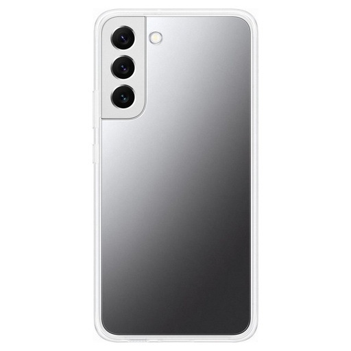 Veidrodinis Galaxy S22+ korpusas su skaidriu rėmeliu