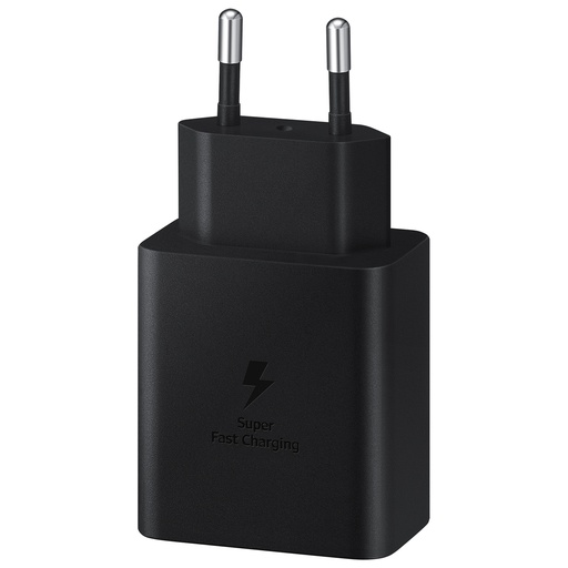 Maitinimo įkroviklis su USB-C kabeliu 45W PD PPS + juodas