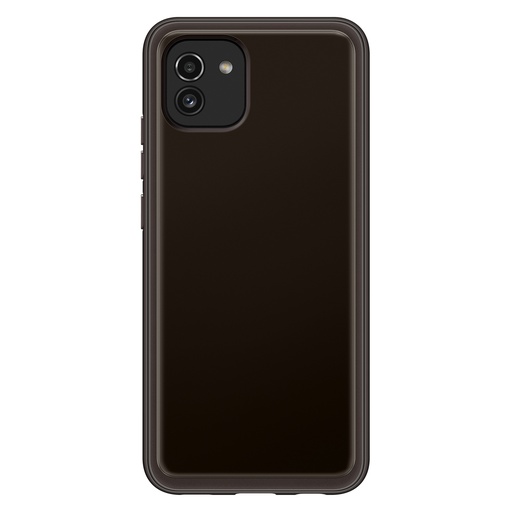Cover case for Galaxy A03 Soft Clear Cover black